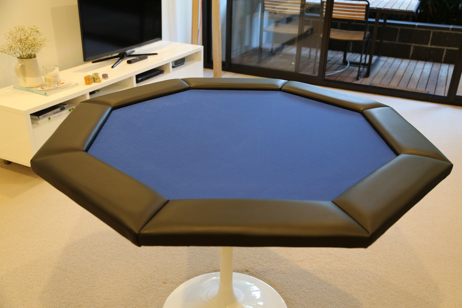 48 octagon poker table