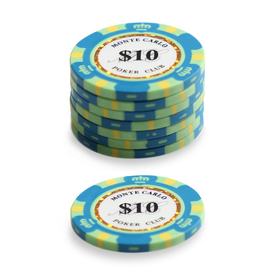 $10 Monte Carlo Poker Chip