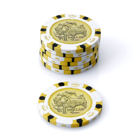 $1 Aus Design Poker Chip