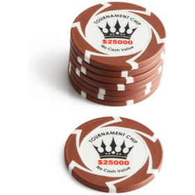 $25000 Crown Millions Poker Chip