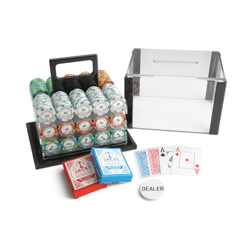 Monte Carlo 600 Chips Acrylic Case Set