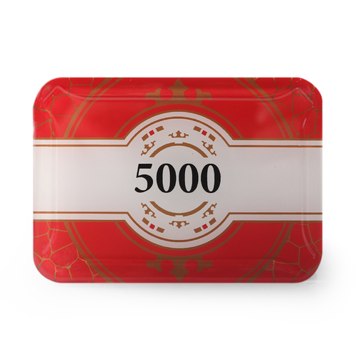 (5000) High Roller Plaque - Pack Of 10