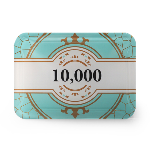 (10,000) High Roller Plaque - Pack Of 10