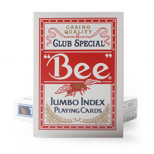 Bee Club Special Playing Cards Jumbo Index - Red