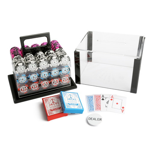 The Star 600 Chips Acrylic Rack Set