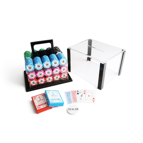 Crown Millions 600 Chip Acrylic Rack Set