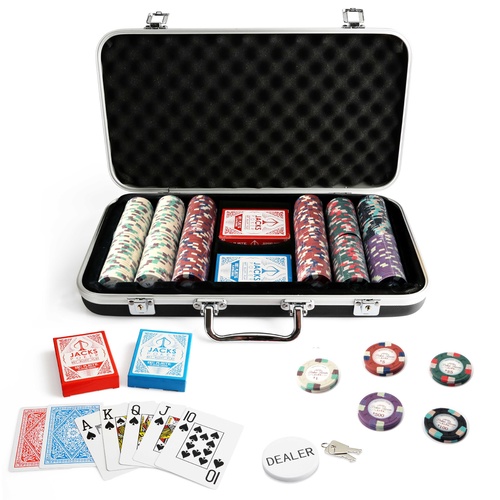 Monaco Club 300 Chip Black Case Set