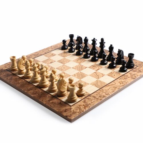 Artisan Chess Set | Walnut Burl Edition