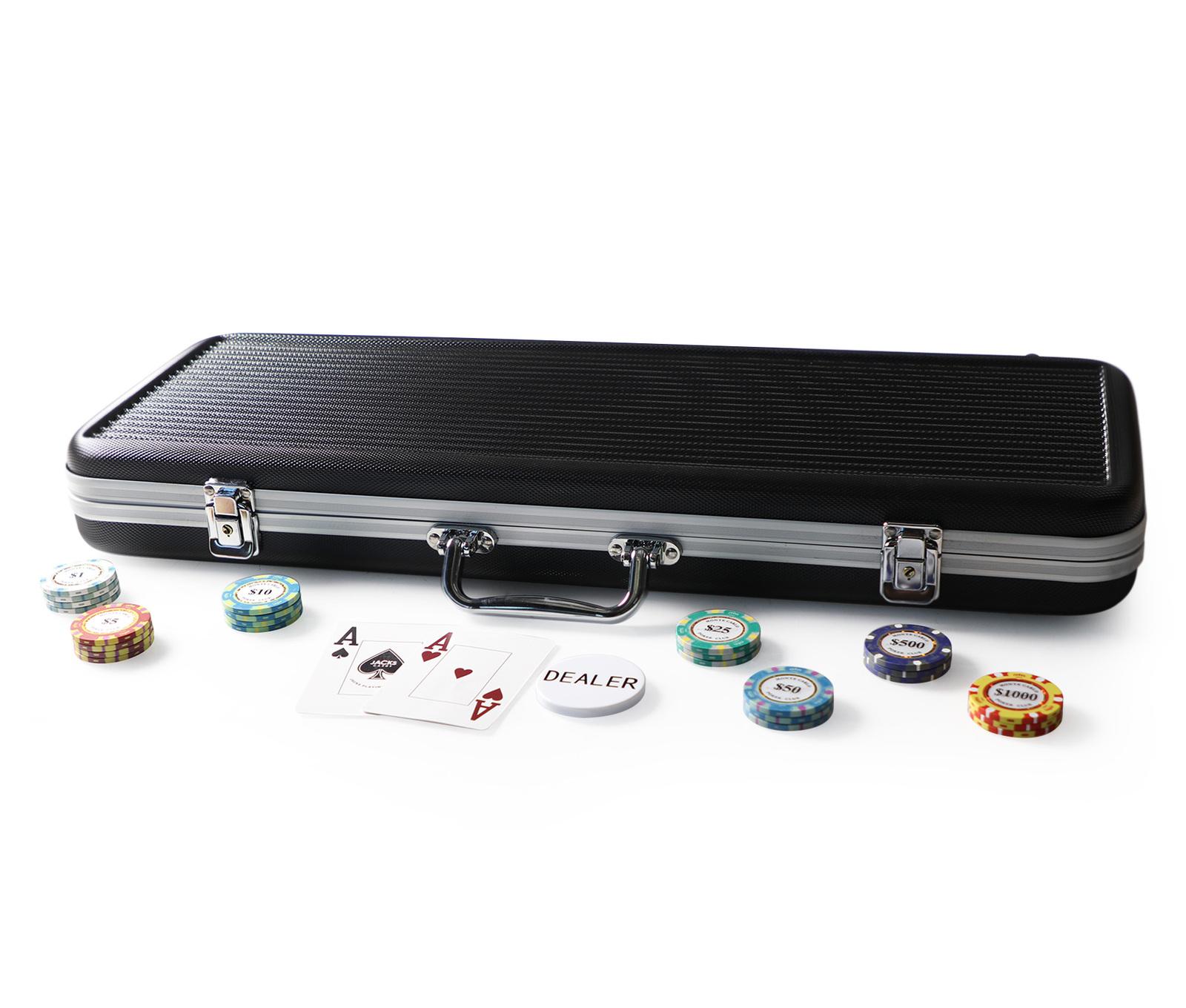 NEW Blackstone 500 chip Poker set in Black Executive case