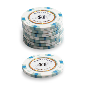 $1 Monte Carlo Poker Chip