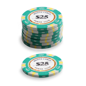 $25 Monte Carlo Poker Chip 