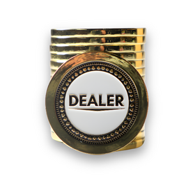 JACKS Exclusive 50mm Metal Dealer Button