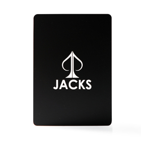 JACKS Signature Black Cut Card - 10 Pack