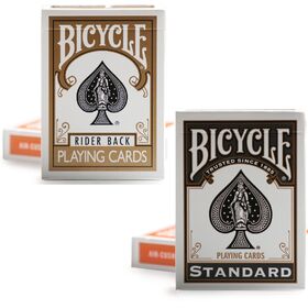 Bicycle Rider Back Black Gold Combo Pack