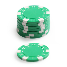 Green Dice Chip