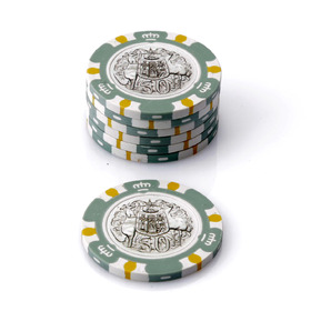 $0.50 Aussie Currency Poker Chip