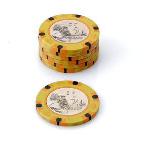 $2 Aussie Currency Poker Chip
