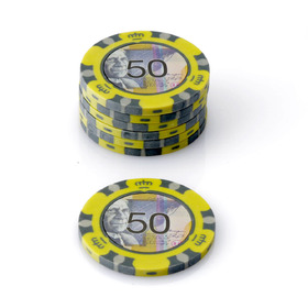 $50 Aussie Currency Poker Chip