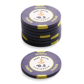 $0.50 Port Royal Poker Chip