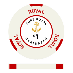 $1 Port Royal Poker Chip