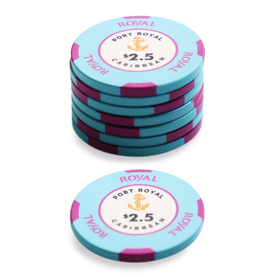 $2.50 Port Royal Poker Chip