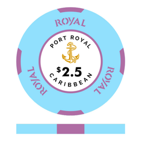 $2.50 Port Royal Poker Chip