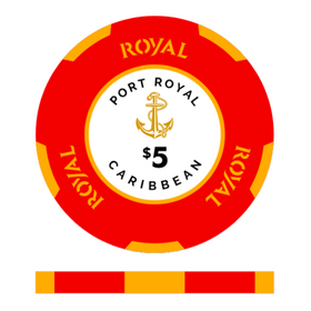 $5 Port Royal Poker Chip