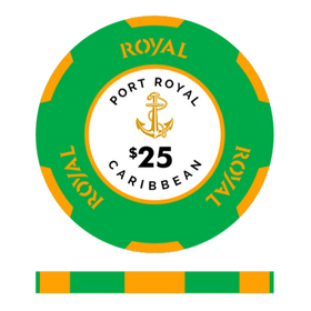 $25 Port Royal Poker Chip