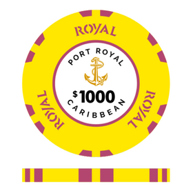 $1000 Port Royal Poker Chip