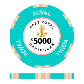 $5000 Port Royal Poker Chip