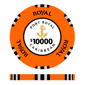 $10000 Port Royal Poker Chip