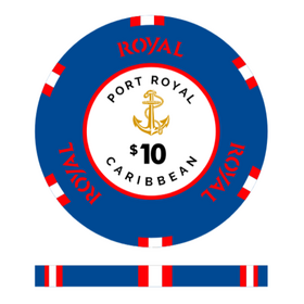 $10 Port Royal Poker Chip