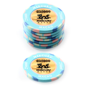 $25000 Mercury Macau Poker Chip