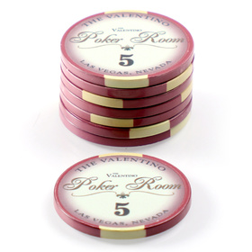 $5 Nevada Valentino Chip