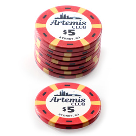 $5 Artemis Club Chip