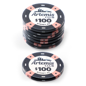 $100 Artemis Club Chip