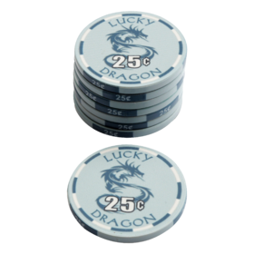 $0.25 Lucky Dragon Chip