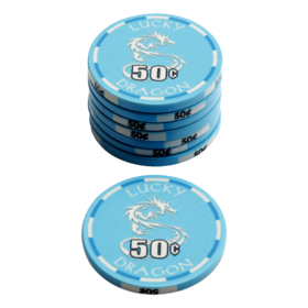 $0.50 Lucky Dragon Chip