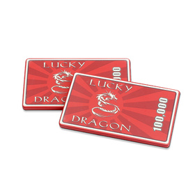 $100,000 Lucky Dragon Plaque