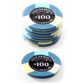$100 Lucky Luciano's Chip
