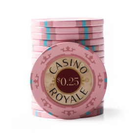 $0.25 Casino Royale Poker Chip