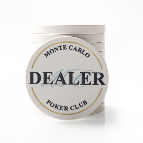 Monte Carlo Ceramic Dealer Button