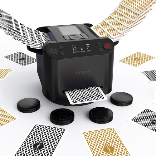 JACKS Shuffle Max PRO Automatic Shuffler and Deal