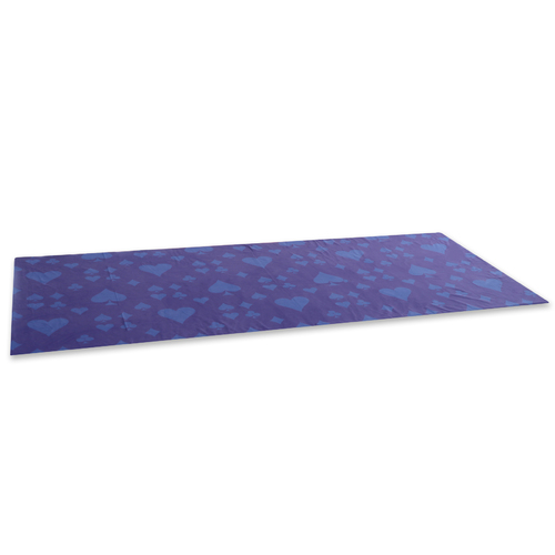 Signature Blue Pattern Casino Gaming Felt