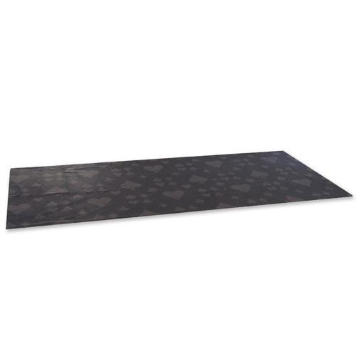Signature Black Pattern Casino Gaming Felt