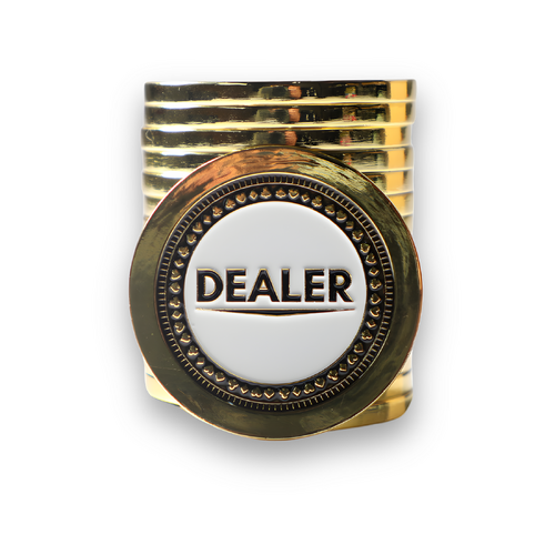 JACKS Exclusive 50mm Metal Dealer Button