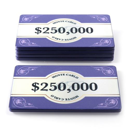 $250,000 Monte Carlo Plaque - Pack Of 5