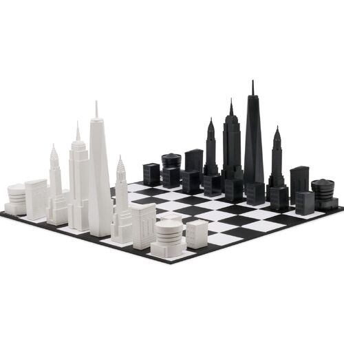 Skyline Chess New York Acrylic Folding Board