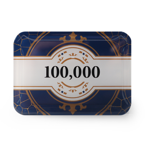 (100,000) High Roller Plaque - Pack Of 10