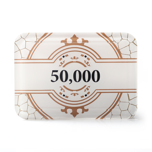 (50,000) High Roller Plaque - Pack Of 10